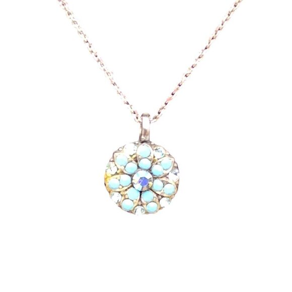 Mariana Guardian Angel Rhodium Pendant Swarovski Crystal Necklace - Picture 8 of 8